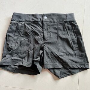 Athleta Charcoal Cargo Shorts-Size 2